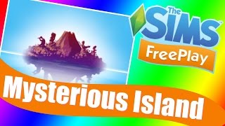 Sims Freeplay  Mysterious Island Quest Walkthrough [upl. by Ahsak]