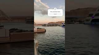 Down here at Lake Powell boating houseboats summerfun lakelifeisthebestlife [upl. by Kain]