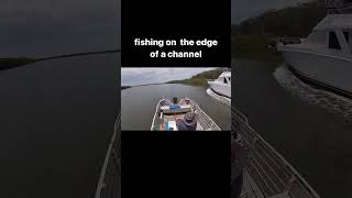 Fishing on the edge of a channel fishing coomerariver whiting fish boat estuary [upl. by Aniger783]