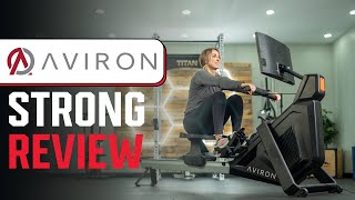 Aviron Strong Smart Rowing Machine The Gamified Fitness Future [upl. by Silsbye]