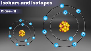 Isobars  Isotopes  Atomic Structure  CBSE Class 11 Chemistry by Elearnin [upl. by Llen]