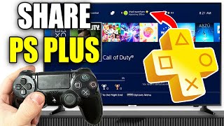 How To Share PlayStation Plus On PS4  Easy Guide [upl. by Garlen]