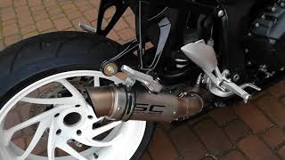 Bmw K1200r AC Schnitzer SC PRoject Exhaust [upl. by Pardoes]