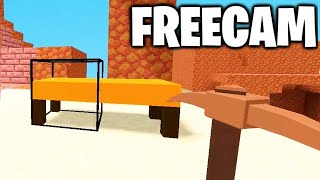 Breaking Beds With FREECAM Be Like Roblox Bedwars [upl. by Nilak]