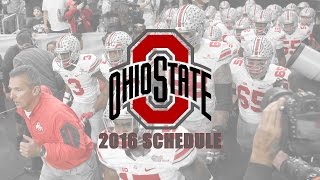 2016 Ohio State Buckeyes football schedule [upl. by Pansir]