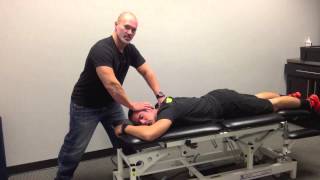 Prone Cervicothoracic Junction Manipulation  Evolution Sports Physiotherapy [upl. by Apeed]