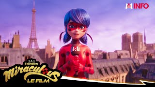 Ladybug sur M6  🐞 Miraculous le film  Interview 🐾  Le 1945 sur M6 [upl. by Yrffej]