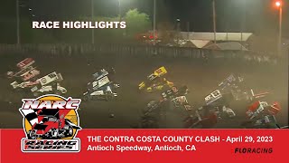 NARC SPRINT CARS  ANTIOCH SPEEDWAY  APRIL 29 2023 [upl. by Ruthi]