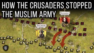 Battle of Arsuf 1191 ⚔️ How did the Crusaders stop Saladins Muslim Army ⚔️ Third Crusade Part 2 [upl. by Notirb]