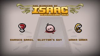 Binding of Isaac Revelation Item  Cursed Grail Gluttons Gut Waka Waka [upl. by Sackman848]