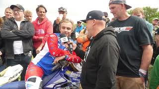 DirtWorld TV catches up with Zach Osborne at VMXdN Foxhill 2023 [upl. by Kizzee]