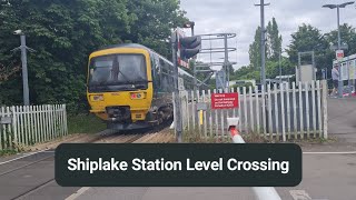 Shiplake Station Level Crossing Oxfordshire [upl. by Akinimod]