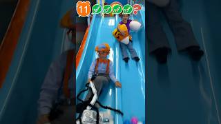 Kid Blippi and Meekah Go Down the Slide blippi shorts [upl. by Entsirhc313]