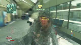 INSANE MW3 THROWING KNIFE MONTAGE [upl. by Artenra193]