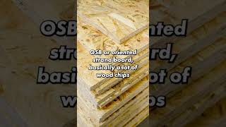 Whats the Difference Between OSB and Plywood shorts [upl. by Richter20]