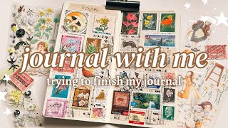 Trying to finish my journal 📖 ✨ Journal with me for the week ✷ [upl. by Aila]