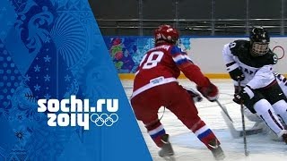 Ice Hockey  Womens Classification Match  Russia v Japan  Sochi 2014 Winter Olympics [upl. by Malha]