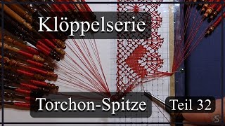 Klöppelserie  Torchon Rahmen  Teil 32 [upl. by Oknuj]