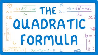 GCSE Maths  Solving Quadratics Using the Quadratic Formula 51 [upl. by Hayalat]