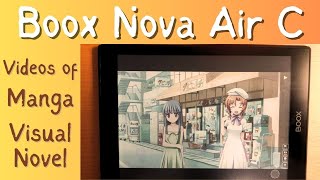 Boox Nova Air C  Manga amp Visual Novel [upl. by Aneras743]