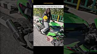 Cute girl Purpose kar di Zx10r Ride se impress hokar 🥰shorts bike rider cutegirl purpose zx10r [upl. by Canning]