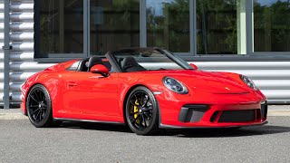 2019 Porsche 911 Speedster  Guards Red  Walkaround 4K [upl. by Moffitt]