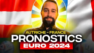 Pronostic foot France Autriche  Nos 3 pronos Euro du lundi 17 juin  Groupe D [upl. by Ronnie]