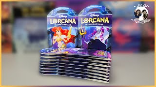 Disney Lorcana TCG Ursulas Return Sleeved Booster Packs Opening Again [upl. by Arocal]