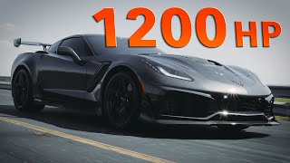 ABSOLUTELY NASTY 1200 HP ZR1 by Hennessey Performance  TEST DRIVE [upl. by Anipsed]