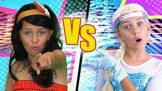 Princess Rap Battle  Elsa VS Moana  Ninja Jamz [upl. by Vickey]