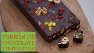 Turrón de chocolate y frutos secos [upl. by Gazo262]