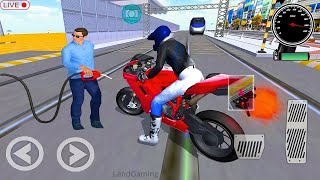 ✅3D Driving Class Simulator Bullet Train Vs Motorbike Bike Driving Game  Android Gameplay [upl. by Malynda776]