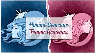 Homme Gémeaux ♊ Femme Gémeaux ♊ Compatibilité Astrologique Amoureuse [upl. by Inahteb]