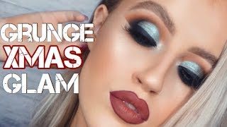 Grunge Christmas Glam  Winged smokes for Hooded Eyes  KeilidhMua [upl. by Westerfield717]