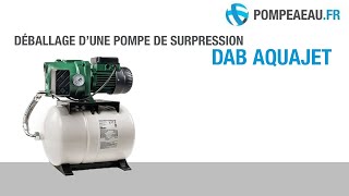 DAB Aquajet Pompe surpresseur  Déballage [upl. by Kennard350]