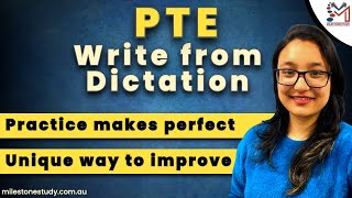 Write from dictation tips and tricks  Practice  Best PTE [upl. by Ianthe]