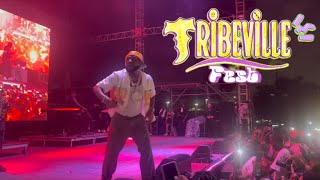 Davido Live Performance At Tribeville Festival 2024 With Wande Coal KCee amp More In Houston Texas [upl. by Arabelle]