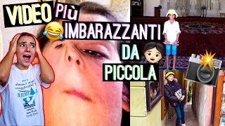 Reazione ai video più imbarazzanti di quando ero piccola👧🏻 LO Divertente😂 [upl. by Halullat152]