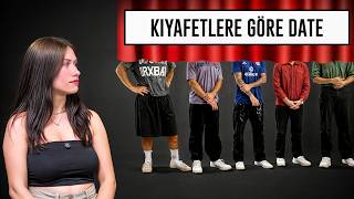 1 KADIN VS 5 ERKEK  KIYAFETLERE GÖRE KÖR BULUŞMA [upl. by Brindle]