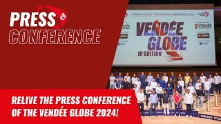 Relive the press conference live  Vendée Globe 2024 [upl. by Arten]