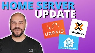 My Home Server Update  Unraid Proxmox HomeAssistant and More [upl. by Ellevel]