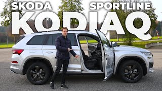 New Skoda Kodiaq Sportline Facelift 2022 Review [upl. by Agneta842]