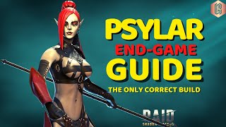 The ONLY Psylar Build you need  Full Guide amp Masteries  Raid Shadow Legends [upl. by Kcired]