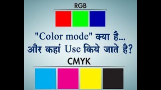 What are CMYK and RGB Color Modesin hindi  by ah animation [upl. by Yrrek]