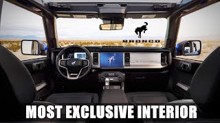 2022 Ford Bronco Interior Review [upl. by Gardell411]