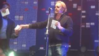 Umberto Tozzi  prove Live  Gran Teatro Geox Padova 1122012 [upl. by Heyward]