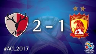 Kashima Antlers vs Guangzhou Evergrande AFC Champions League 2017  Round of 16  2nd Leg [upl. by Nerine]