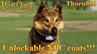 UNLOCKABLE NPC COATS  WolfQuest Anniversary Edition [upl. by Lanfri]