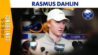 quotWe Have To Be Betterquot  Rasmus Dahlins EndOfSeason Media Availability  Buffalo Sabres [upl. by Suitangi]