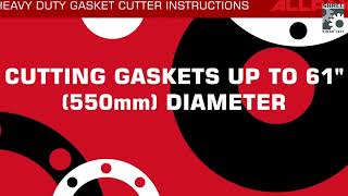 Allpax HeavyDuty Gasket Cutter Kit Instructional Video  Shree Enggineering Stores [upl. by Naara]